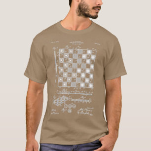 T-shirt Plan du champ d'échecs description de l'invention 