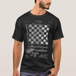 T-shirt Plan du champ d'échecs description de l'invention