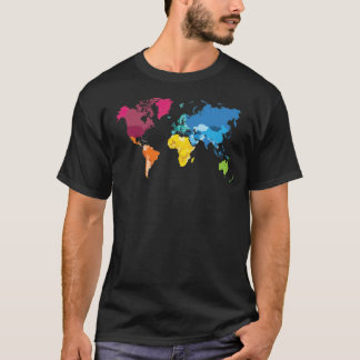 T-shirt Plan du monde (1) anniversaire