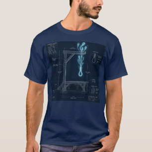 T-shirt Plan d'une potence hantée spectrale