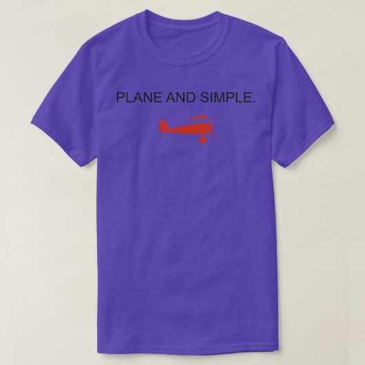 T-shirt Plan et simple (Design devant)