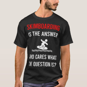 T-shirt Planchage sur eau peu profonde Planche de planchag