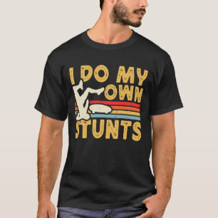 T-shirt Planche à roulettes drôle Je fais mes propres casc