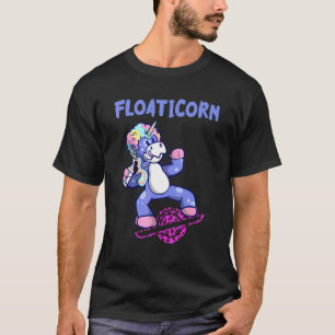 T-shirt Planche à roulettes électrique Float Licorne Léopa