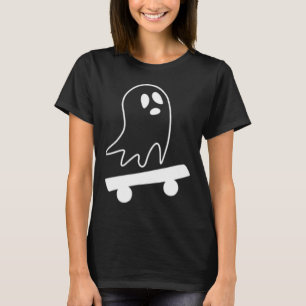 T-shirt Planche à roulettes fantôme Costume Halloween pare