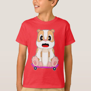 T-shirt Planche à roulettes Hamster Skater