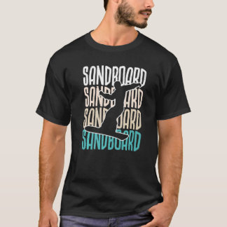 T-shirt Planche à sable Retro Sand Dune Sandboard