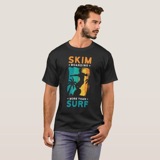 T-shirt planche à voile. plus que du surf. (Devant entier)