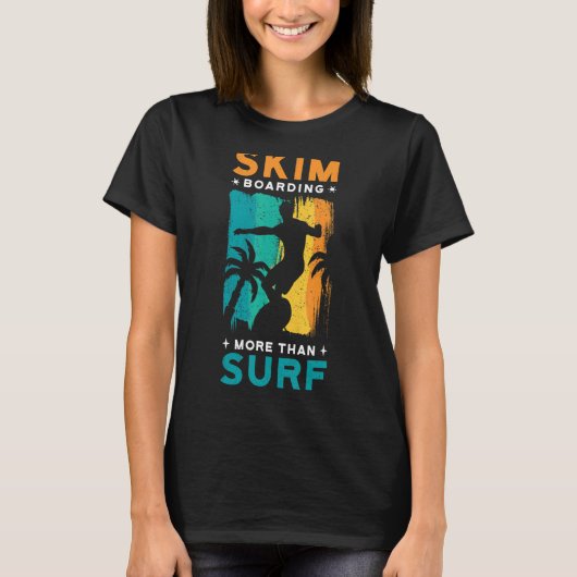 T-shirt planche à voile. plus que du surf. (Devant)