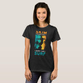 T-shirt planche à voile. plus que du surf. (Devant entier)