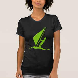 T-shirt Planche à voile - Vert Martien