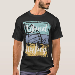 T-shirt Planche à voile Vintage Retro Windsurf