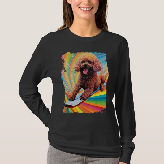 T-shirt Planche de caniche (Devant)