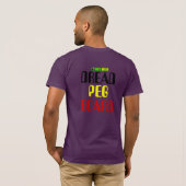 T-SHIRT PLANCHE DE PEG EFFRAYANTE (Dos entier)