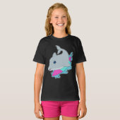 T-shirt Planche de surf Dolphin Surfer (Devant entier)