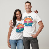 T-shirt Planche de surf Retro Pacific Coast (Unisexe)