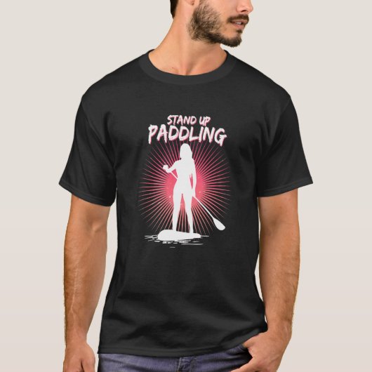 T-shirt Planche de surf stand up paddle (Devant)