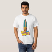 T-shirt planche de surf vintage (Devant entier)