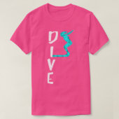 T-shirt Planche Plongée Planche Plongée Springboard Plongé (Design devant)