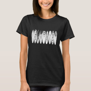 T-shirt Planches blanches style Vintage rétro