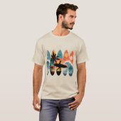 T-shirt Planches de surf (Devant entier)