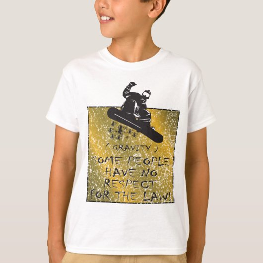 T-shirt Planchiste-gravité (Devant)