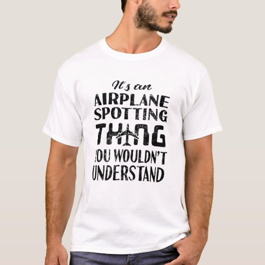 T-shirt Planespotter Pour Planespotter (Devant)