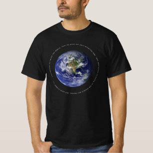 T-shirt Planet Earth Space - Christian John 3:16 Religion