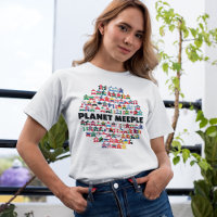 Planet Meeple, Black Text Femens Shirt