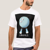 T-shirt Planet Uranus & Stars (Devant)