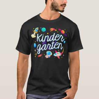 T-shirt Planète Astronaute Maternelle Espace Retour À