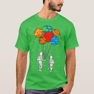 T-shirt Planète Balloons Astronaut Planètes Galaxie Espace