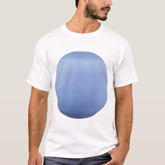 T-shirt Planète bleue design minimal. (Devant)