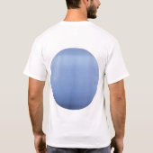 T-shirt Planète bleue design minimal. (Dos)