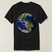 T-shirt Planète Bleue Terre de l'espace (Design devant)