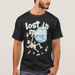 T-shirt Planète brisée perdue dans l'espace