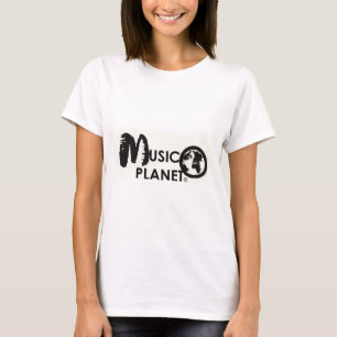 T-SHIRT PLANÈTE DE MUSIQUE MARCHANDISES
