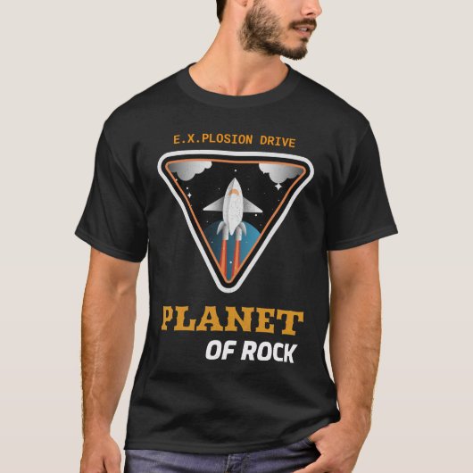 T-shirt Planète de Rock VI (Devant)
