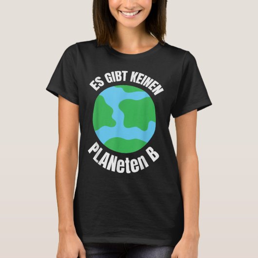 T-shirt Planète Drôle - Globe de Protection de l'Environne (Devant)