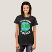 T-shirt Planète Drôle - Globe de Protection de l'Environne (Devant entier)