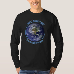 T-shirt Planète forestière moderne