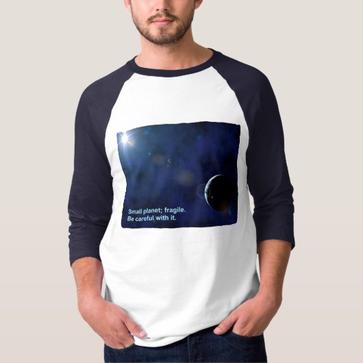 T-shirt Planète fragile (Devant)