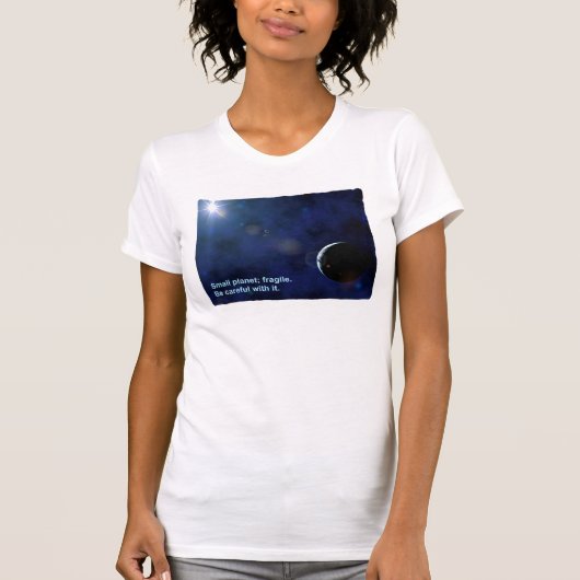 T-shirt Planète fragile (Devant)