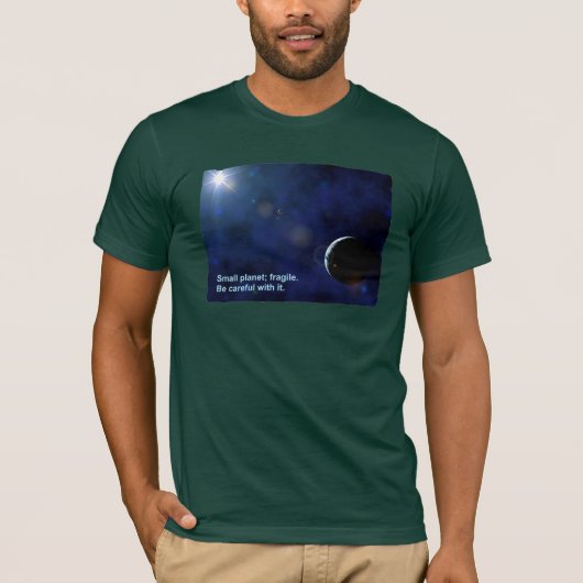 T-shirt Planète fragile (Devant)
