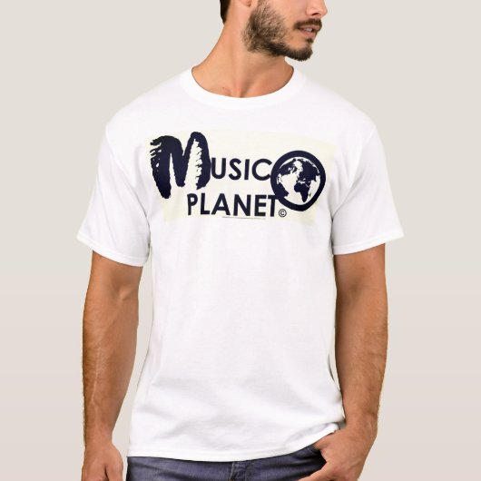 T-shirt PLANÈTE MUSIQUE (Devant)