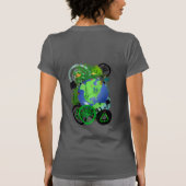 T-shirt Planète Recycle Trees Continents Terre (Dos)