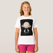 T-shirt Planète Saturne & étoiles (Devant entier)
