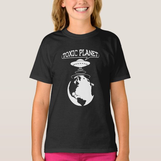 T-shirt Planète toxique | Protection de l'environnement (Devant)