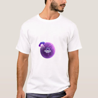 T-shirt planète violette