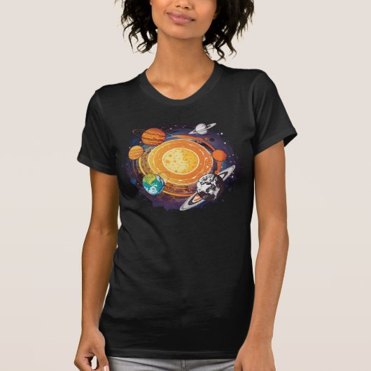 T-shirt Planètes (Devant)